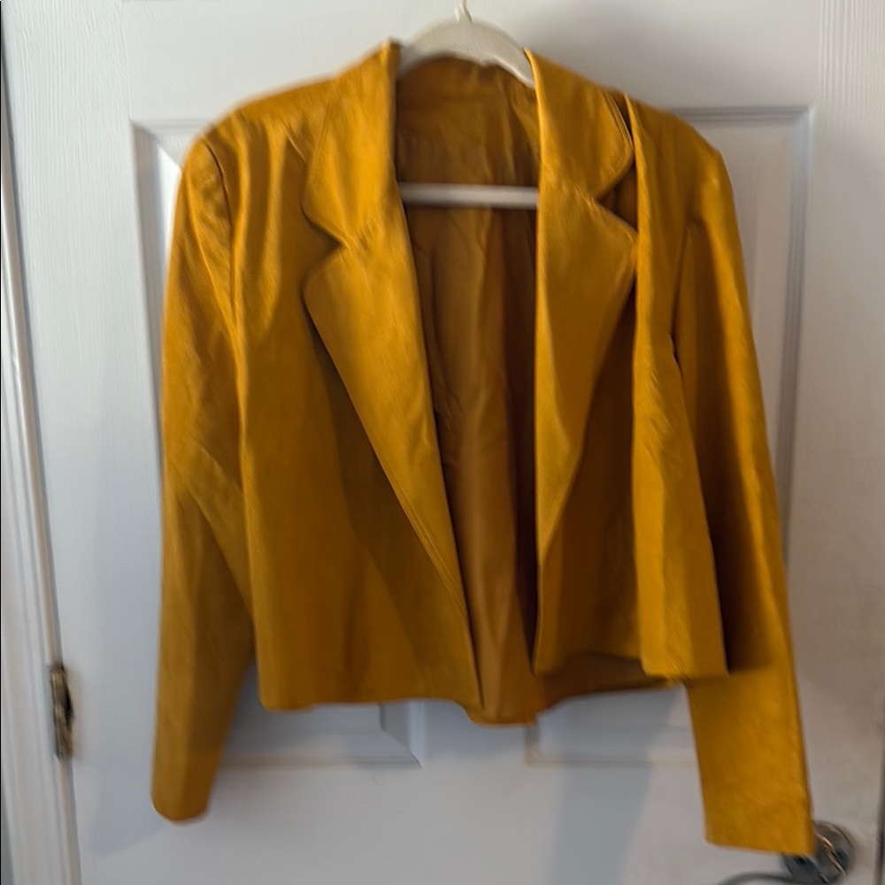 Mustard Yellow Women's Blazer